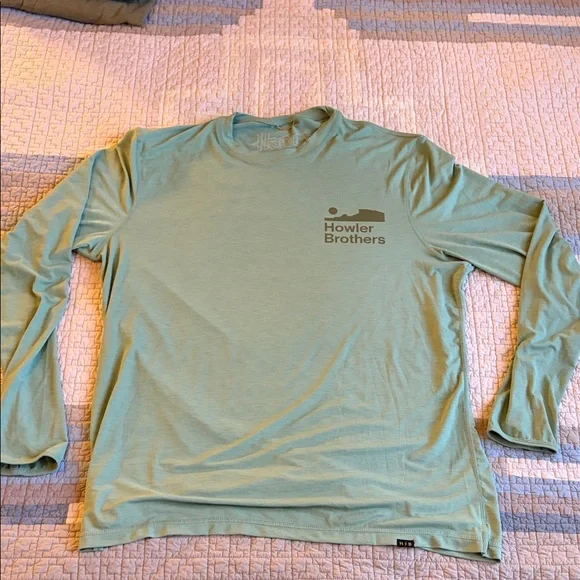 Howler Brothers Men's Sage Long Sleeve Tee - Picture 1 of 5